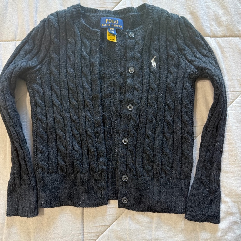 Polo Ralph Lauren Black Knit Sweater